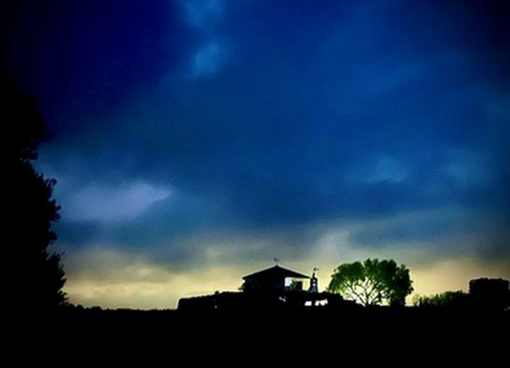 Atardecer en el campo